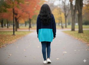 Stylish Color Block Sweater