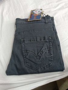 Gray Denim Jeans