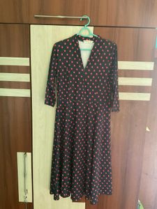 Polka Dot Midi Dress