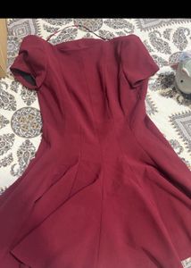 Zara Burgundy Dress
