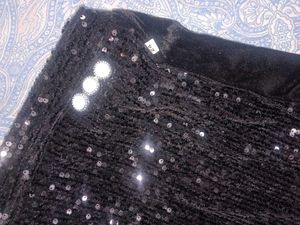Baby Girl Velvet Lycra Top And Skirt Set