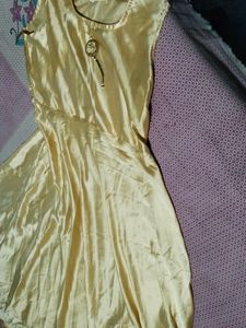 Wow Gold Gown With Shrug