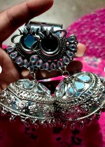 Oxidised Jhumki