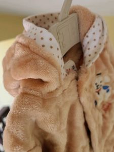 Cozy Puppy Plush Baby Outfit