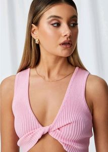 Supre Women&#39;s Pink Crop-top