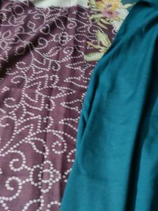 Floral print woolen suit