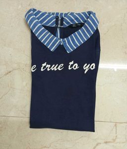 NAVY BLUE TOP