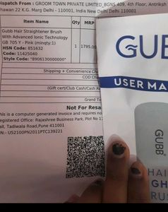 GUBB Hair Straightner