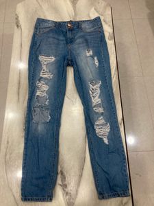 F21 Cut Out Jeans