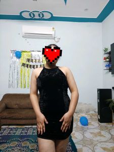 Elegant Black Velvet Mini Dress