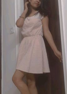 Nude Colour Midi Dress