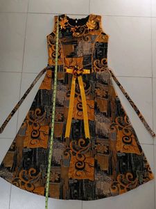 Frock With Flower Pattern 👗