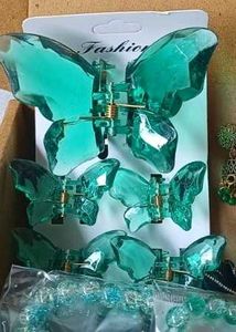 Butterfly Hair Clips - Set of 5