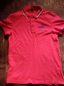 Red Puma Polo Shirt