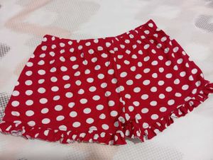 Red Polka Dot Shorts