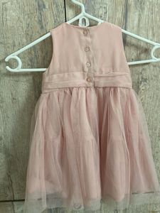 Pink Tulle Flower Girl Dress