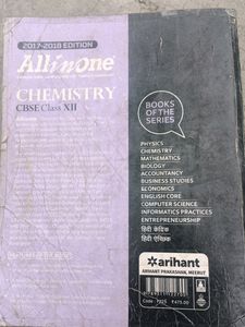 All In One Chemistry CBSE 12th