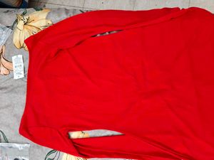 Red Mini A-Line Dress♥️