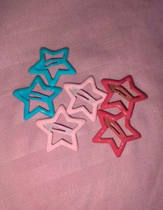 Kawaii Star Hair Clips