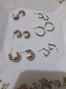 Earring Set Of Six New