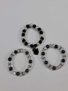 Black kitty Shiny Bracelet Stack- BRAND NEW