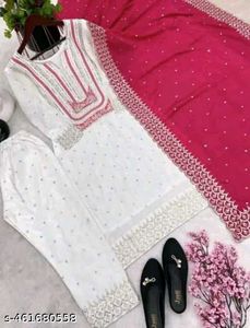 Elegant Embroidered Kurta Set