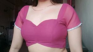 Sheer Backless Beautiful Blouse