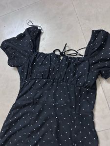 Black H&amp;M Dress With Catwalk Heels