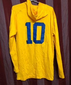 Badger Yellow Long Sleeve Hoodie