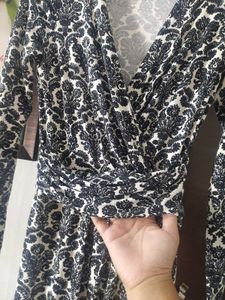 Elegant Black &amp; White Dress
