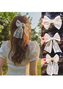 Floral Lace Hair Bow
