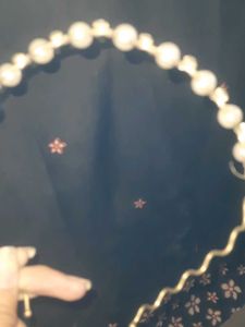 White Beads Hairband