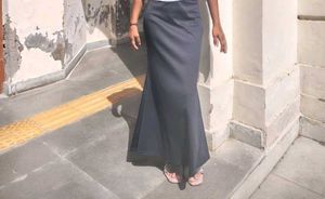 Old Money Inspired Black Mermaid Skirt