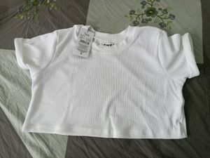 White Crop Top
