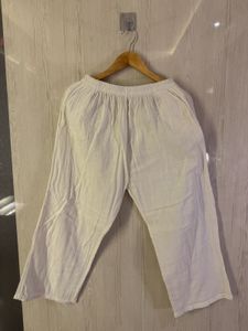 White Linen Co-ord Set