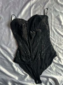 BLACK TUBE BODYSUIT