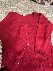 Elegant Embroidered Kurta