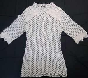 Marks & Spencers Original Lace Top