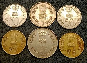 Nehru Coins Set For Collection (6 Pcs)