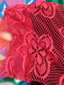 Sleeveless Top With Net Crop  Shrug