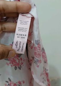 Floral Slip Dress with Lace Trim 34 to 36