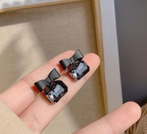 Bow Crystal Earrings