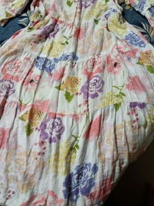 COTTON TIERED DRESS