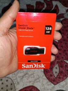 SANDISK PENDRIVE 128GB NEW SEALED PACK