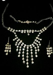 White Stone Necklace