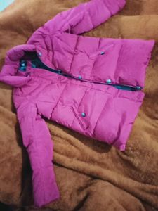 pink puffy ladies jacket