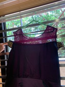 Off Shoulder Ethnic Gown