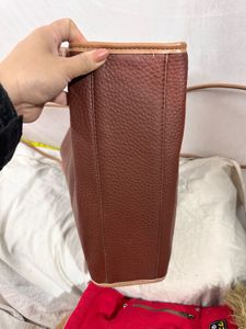 Brown Leather Tote Bag