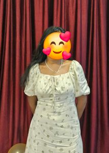 Floral Tie-Front Midi Dress
