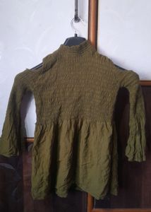 Olive Green Top